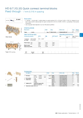 Page 109 Railway Applications Terminal Blocks